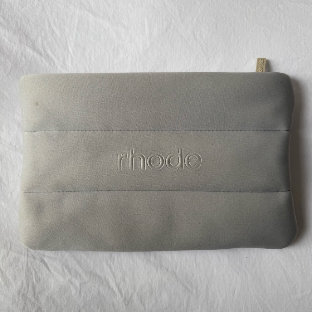 RHODE Soft Gray Pouch